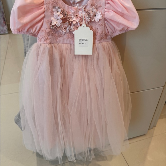 Dollcake Pink Floral Embellished Dress